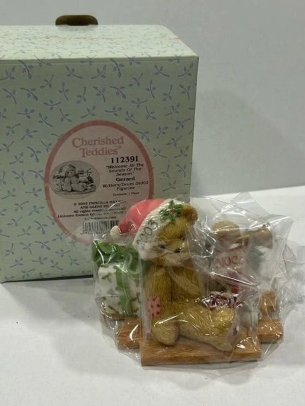 Cherished Teddies Welcome All the Sounds of the Season Dated 2003 Figure